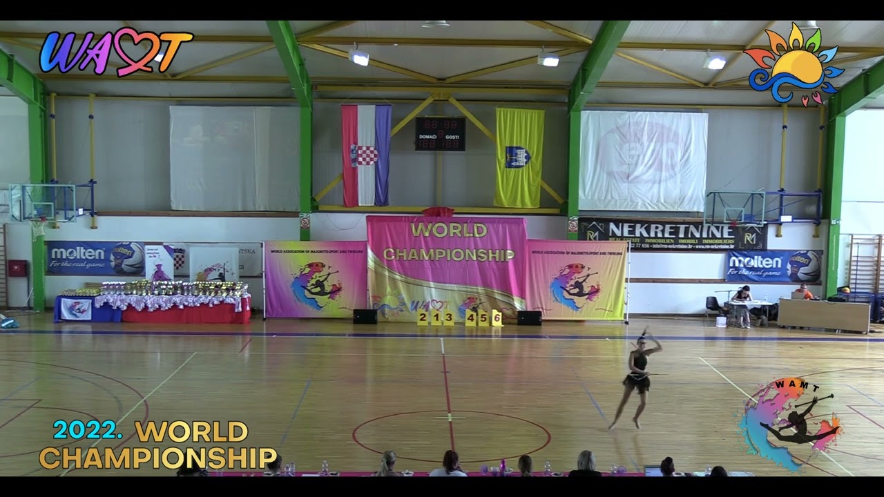 Baton Senior Solo- Tereza Švandová- Poděbradské mažoretky, Czech Republic
