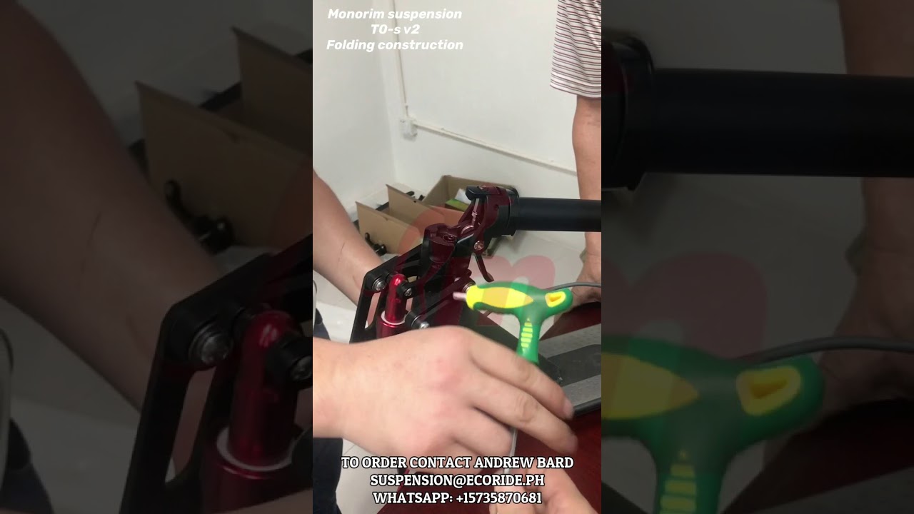 EcoRide Monorim Xiaomi Suspension Kit CLARIFICATION