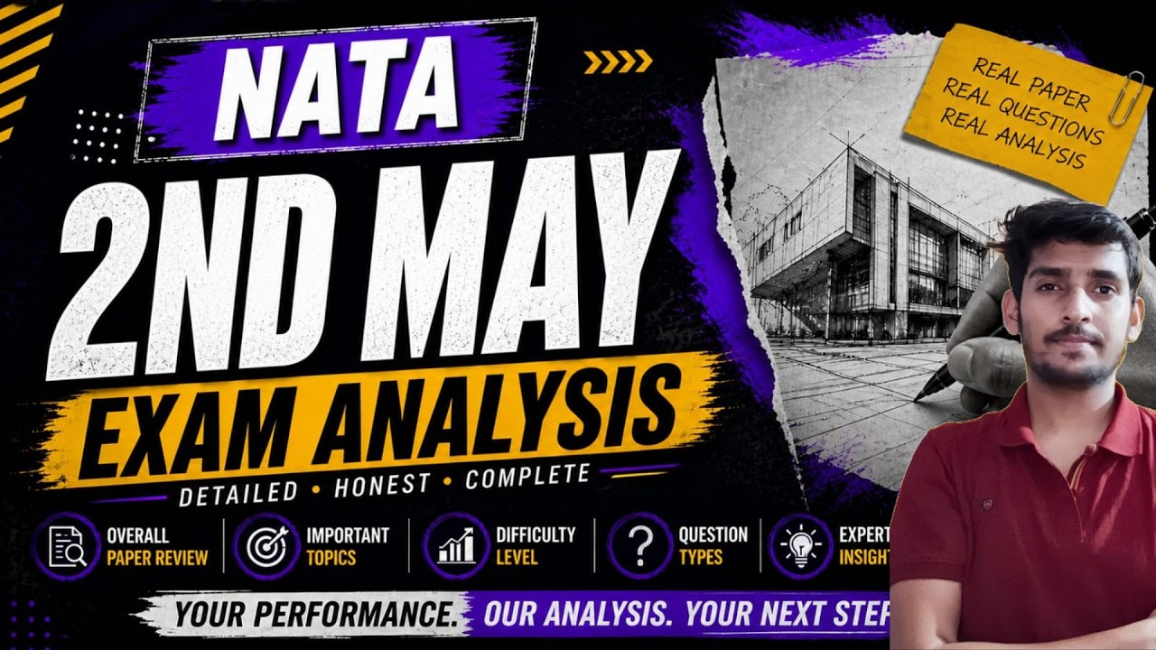 NATA 02nd May Exam Analysis With Questions | This is how you can boost your NATA scores #nata2026