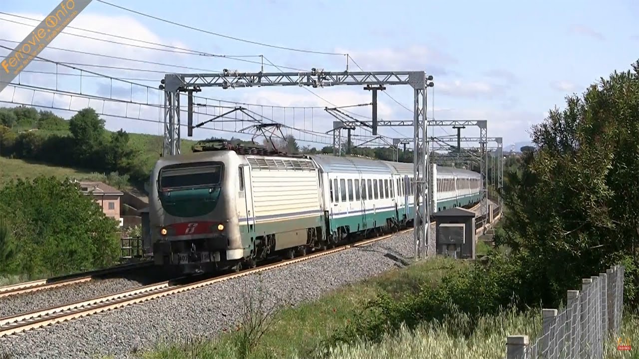 Transiti di E.402B su linee veloci e su linee tradizionali