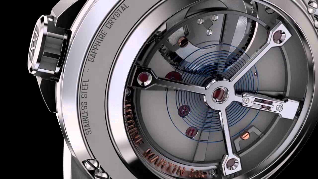 Antoine Martin Slowrunner with biggest and slowest balance wheel in the world