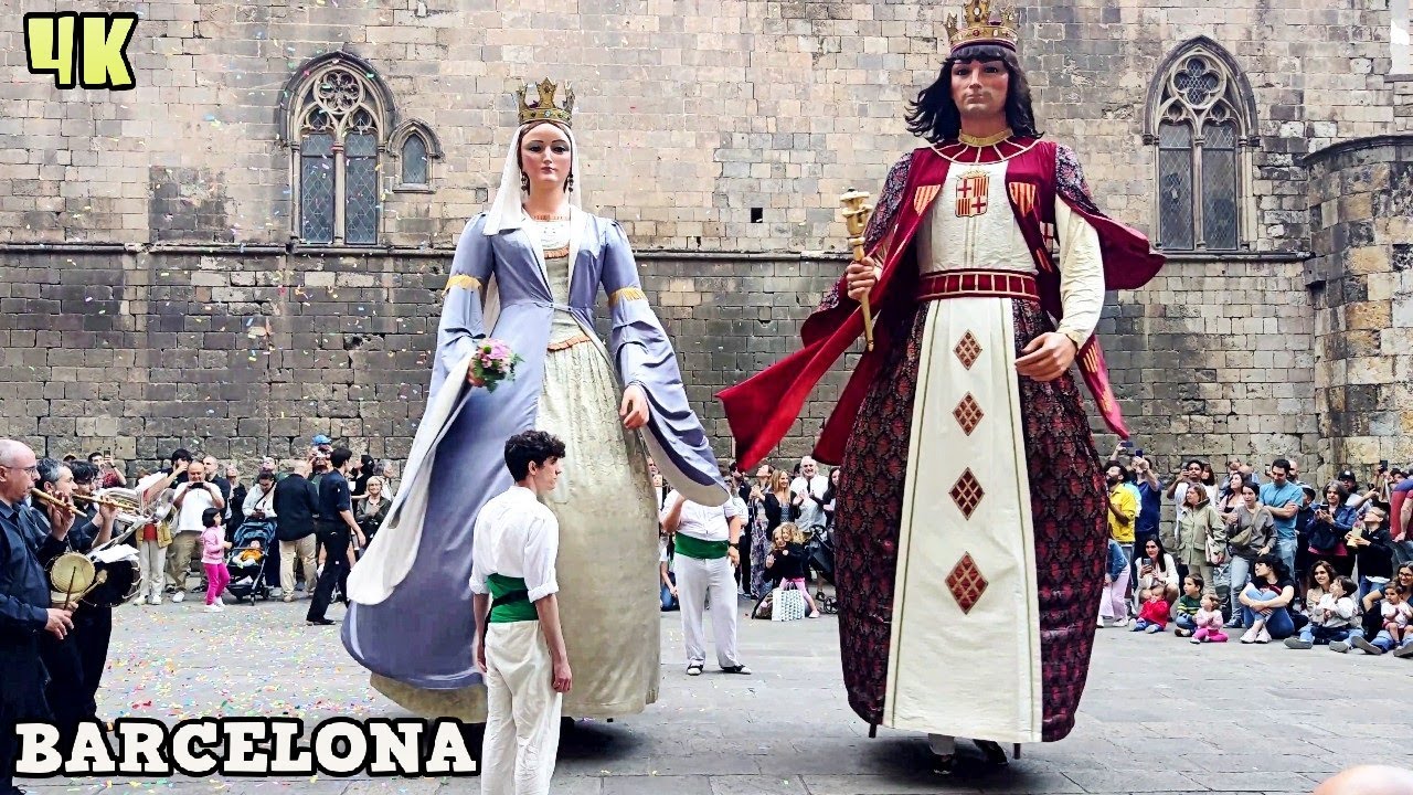 Vigília de Corpus amb els Gegants de Barcelona 2024 Spain