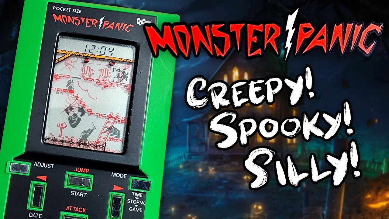 👻 BOO! 1981 Monster Panic LCD Handheld | Walcz ze WSZYSTKIMI POTWORAMI w jednej grze!