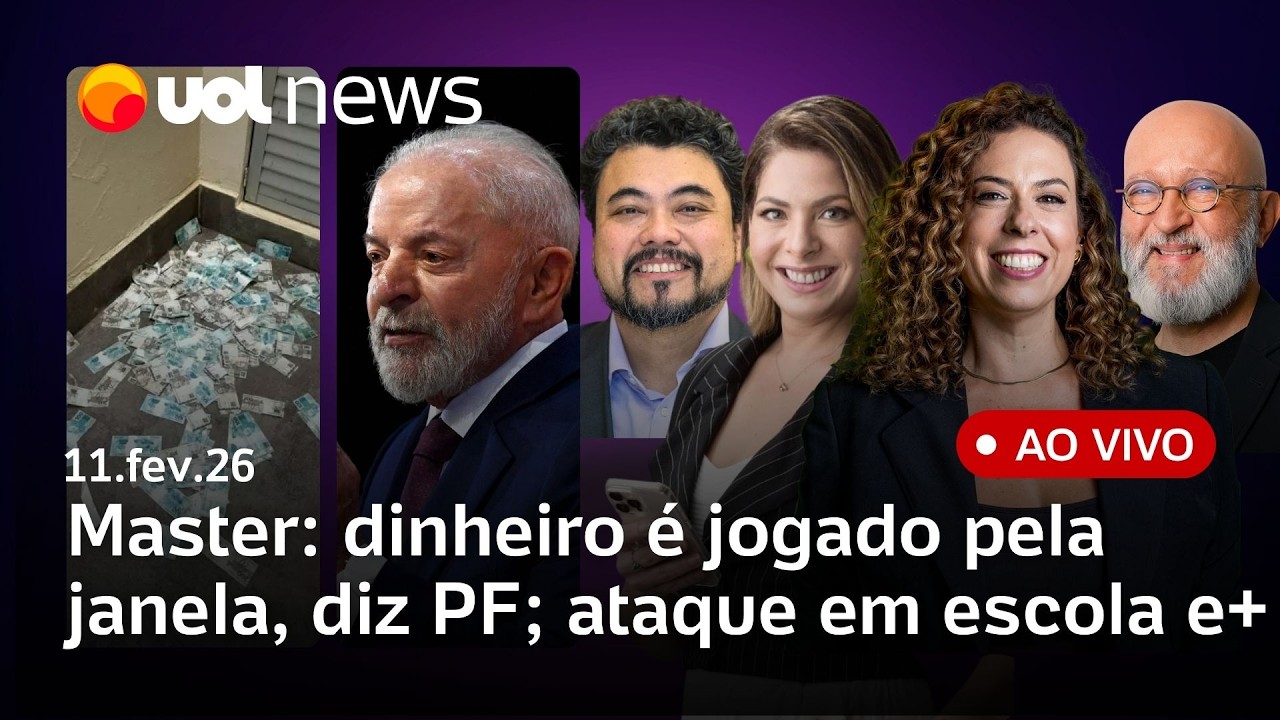 Pesquisa mostra Lula x Flávio e Tarcísio; PF: dinheiro é jogado pela janela; ataque no Canadá e+