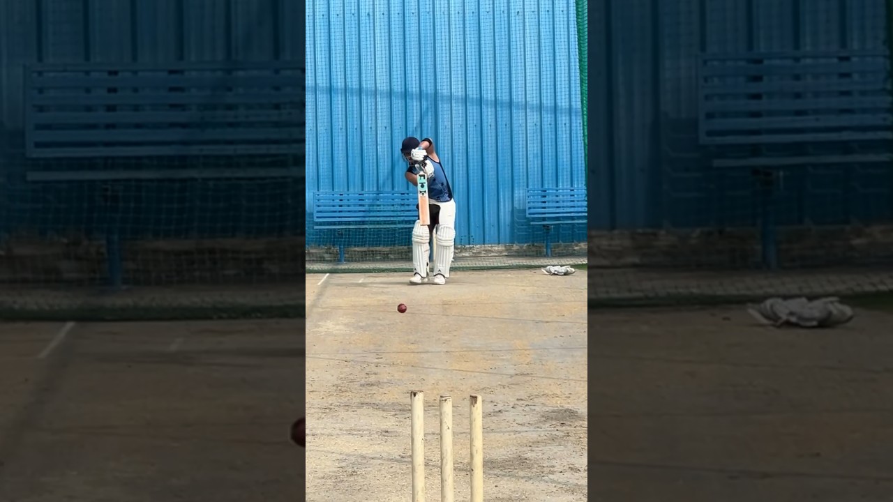 Straight drive 🔥🏏 #cricket #battingtricks #shorts