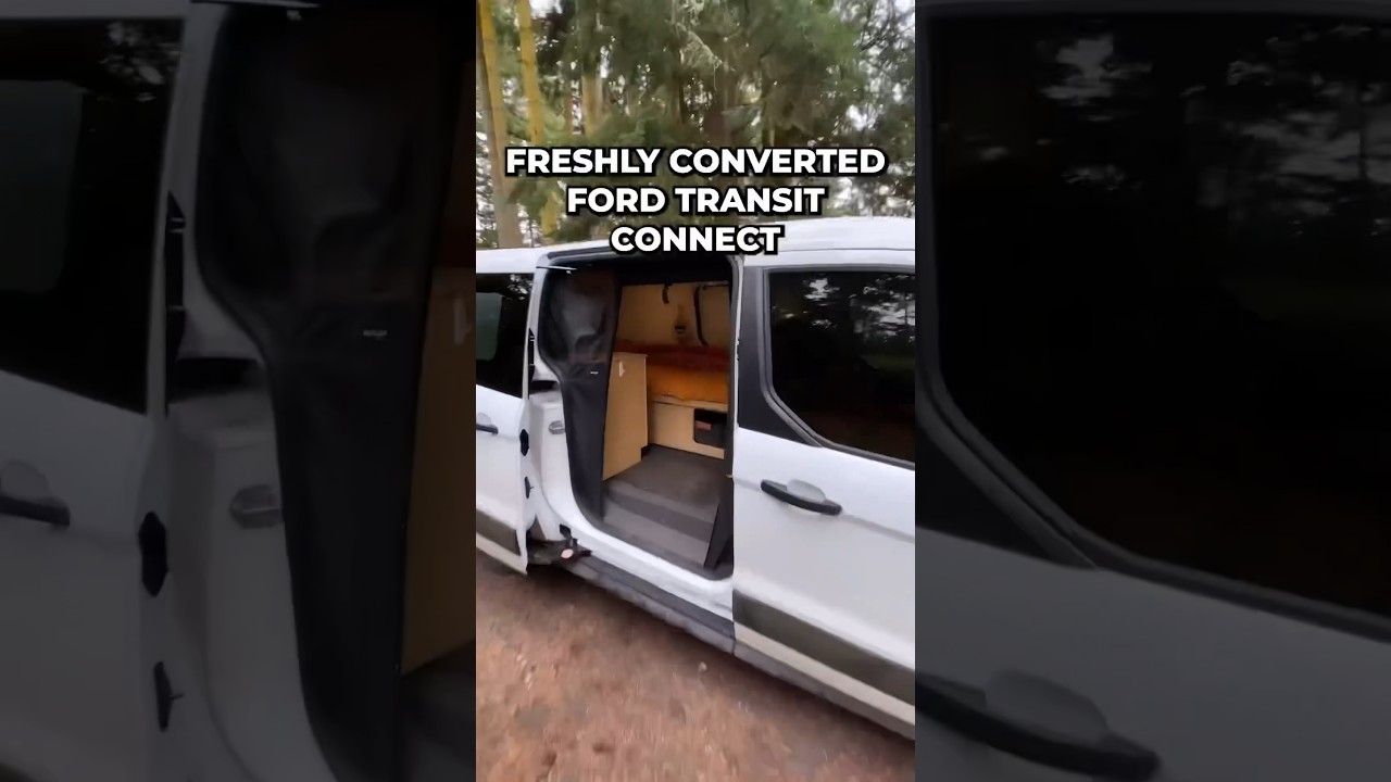 This epic Ford Transit Connect camper has everything you need to enjoy life on the road! 😍