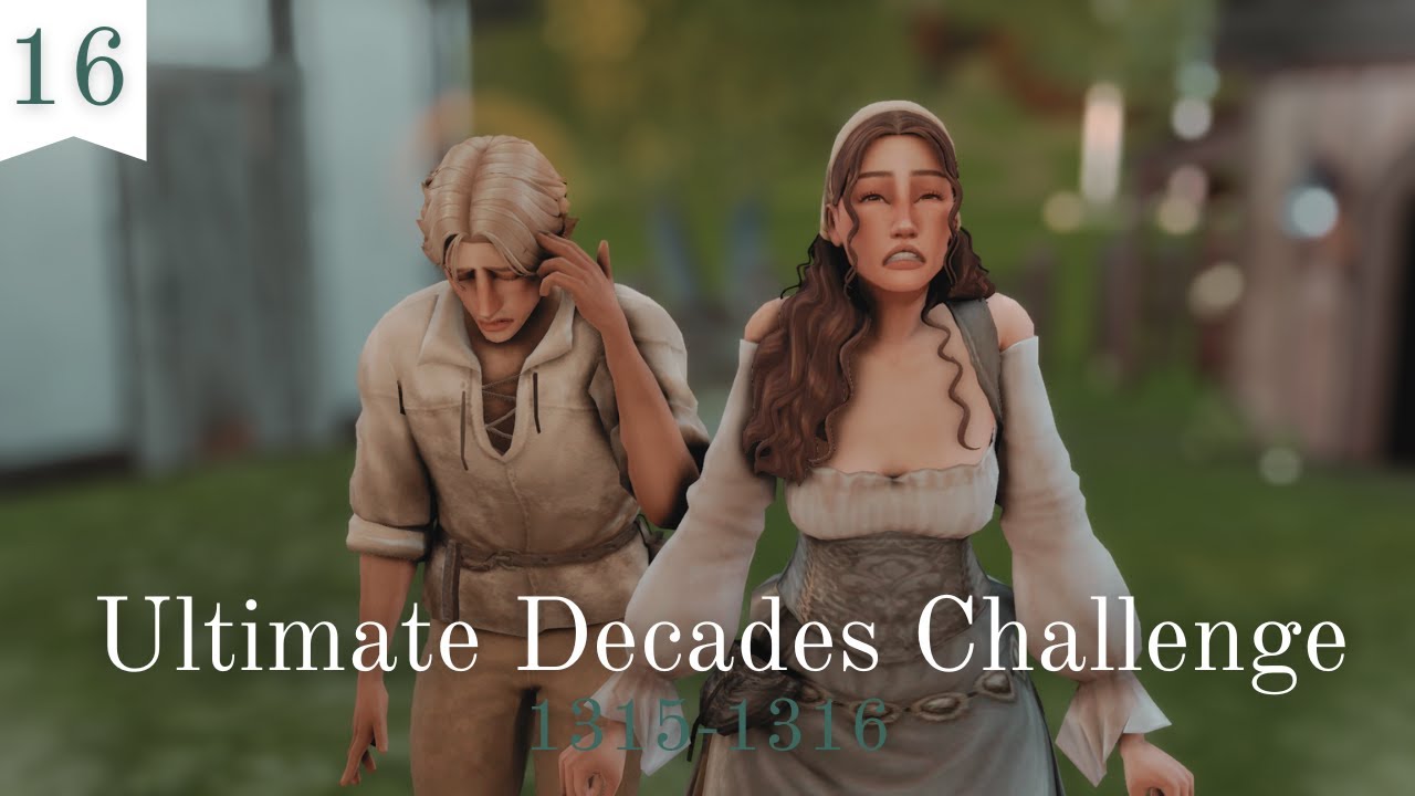 Sims 4: Ultimate Decades Challenge, эпизод 16 | 1315-1316 | Начало Великого голода