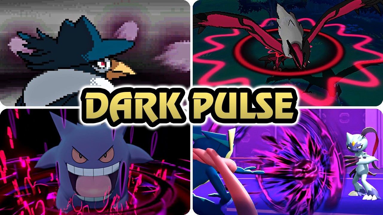 Evolution of Dark Pulse in Pok&eacute;mon Games (2006 - 2026)