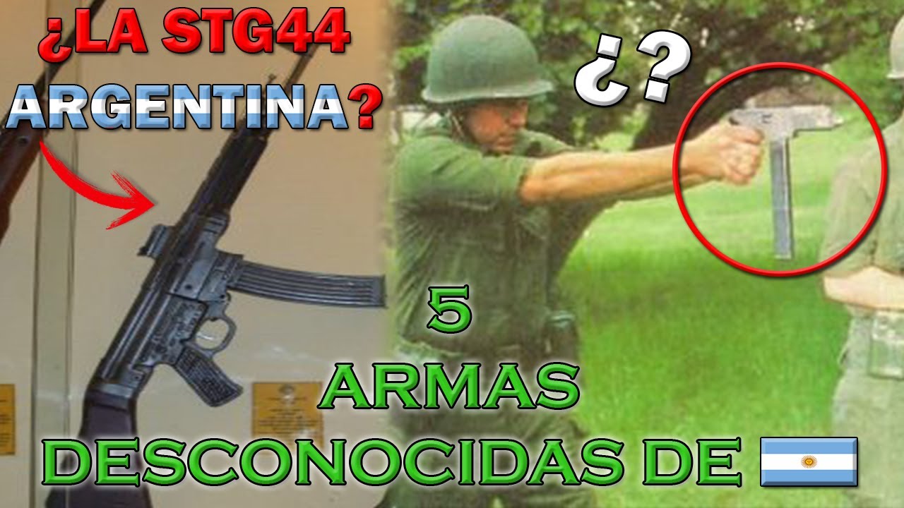 TOP 5 Armas DESCONOCIDAS Fabricadas en ARGENTINA