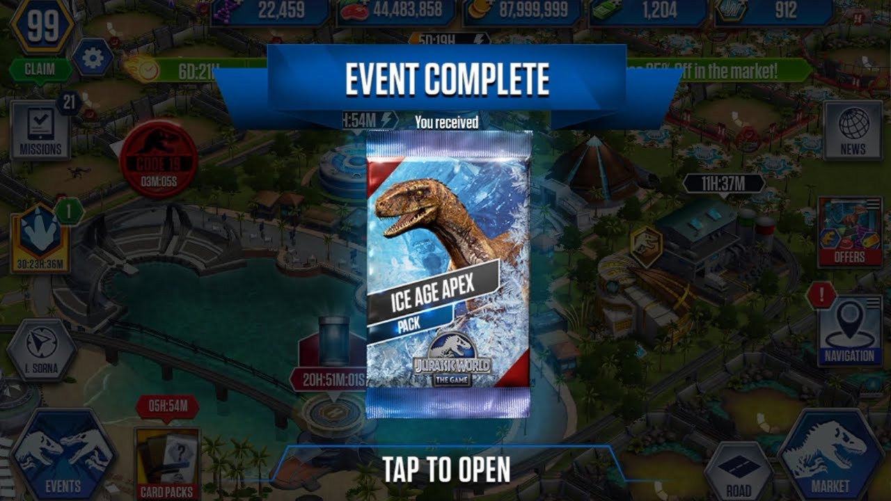 ICE AGE APEX PACK - Jurassic World The Game (EP-1074)
