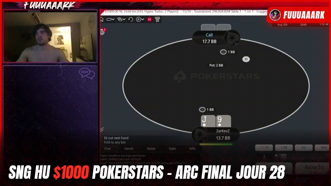 SNG HU $1000 PokerStars - Final Arc Day 28