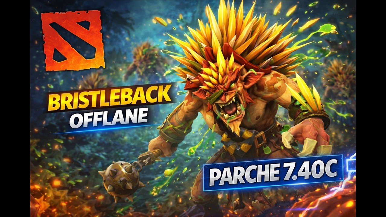 ROTISIMO EL BRISTLEBACK OFFLANE POR DIOS | DOTA 2 RANKED UE PARCHE 7.40c [Ep. #93]