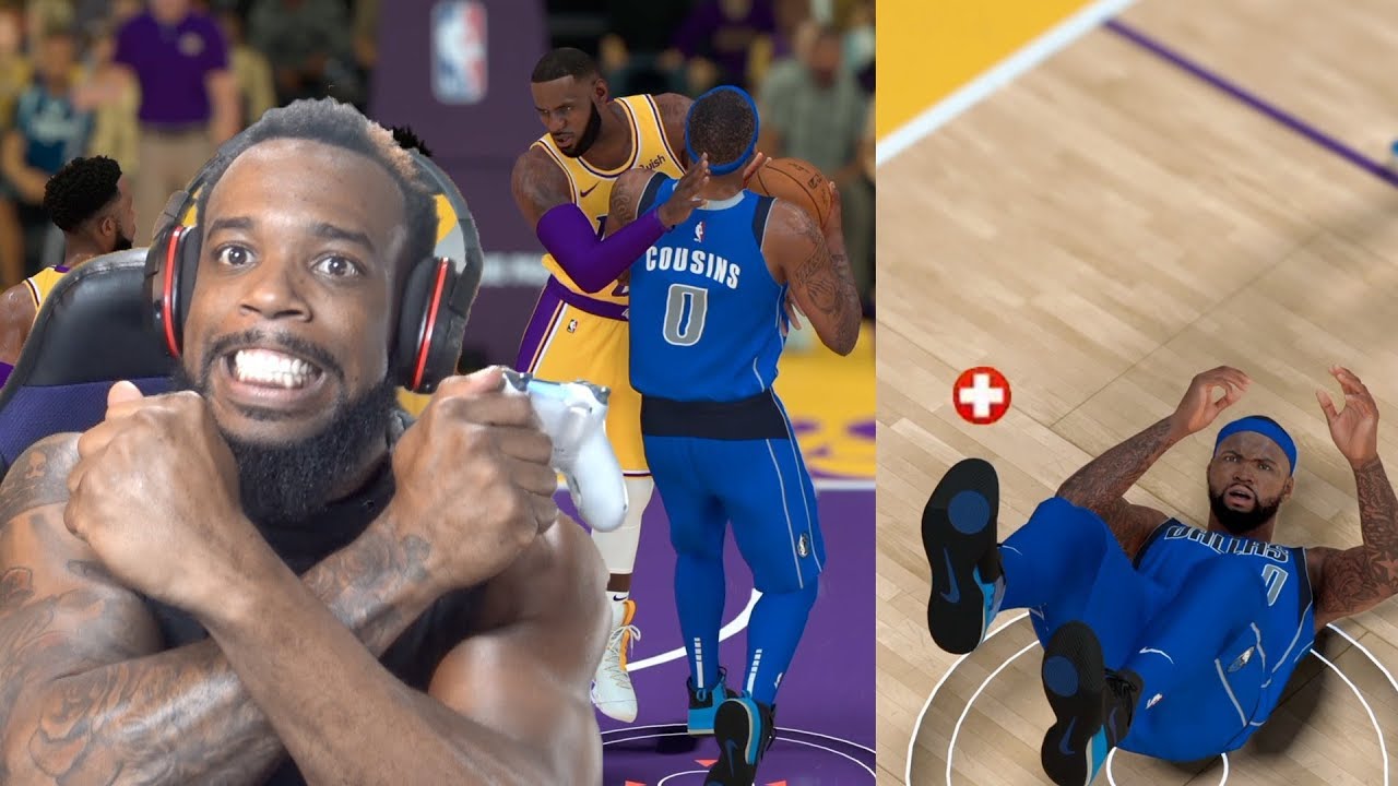 Lebron Got A Hard Technical Foul On DeMarcus Cousins! Lakers vs Mavs NBA 2K19 MyCareer Ep 81