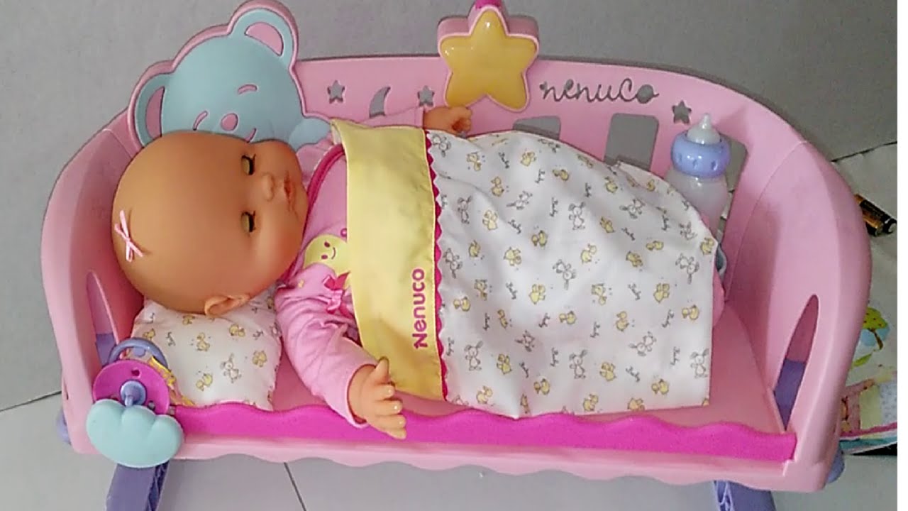 muñeca nenuco duerme conmigo dorme contigo berceau dors avec moi Sleepnwitch mc