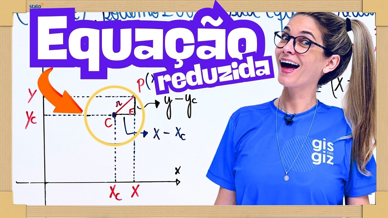 EQUAÇÃO REDUZIDA CIRCUNFERÊNCIA - GEOMETRIA ANALÍTICA