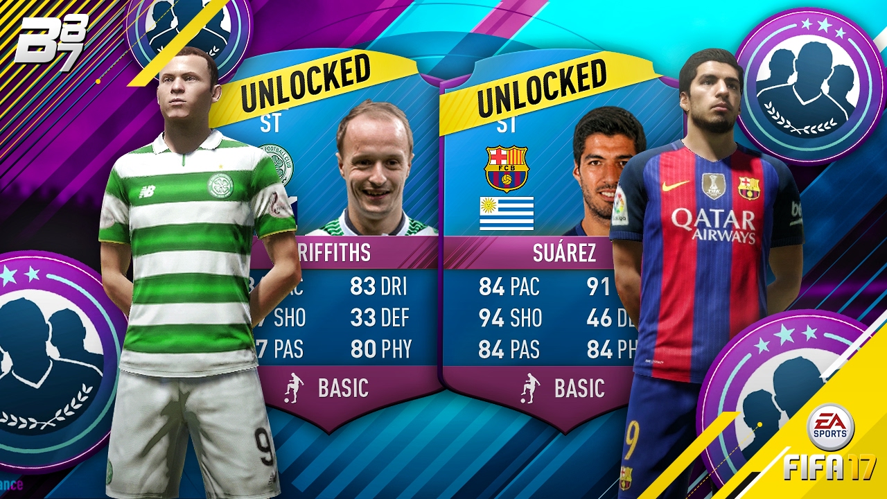 NEW LEAGUE SQUAD BUILDER CHALLENGES DONE CHEAP! (SBC 94 SUAREZ AND 84  GRIFFITHS UNLOCK) FIFA 17