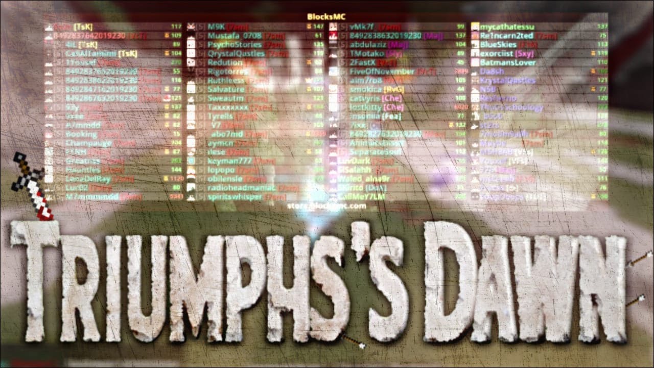BlocksMC PvP | Triumph's Dawn