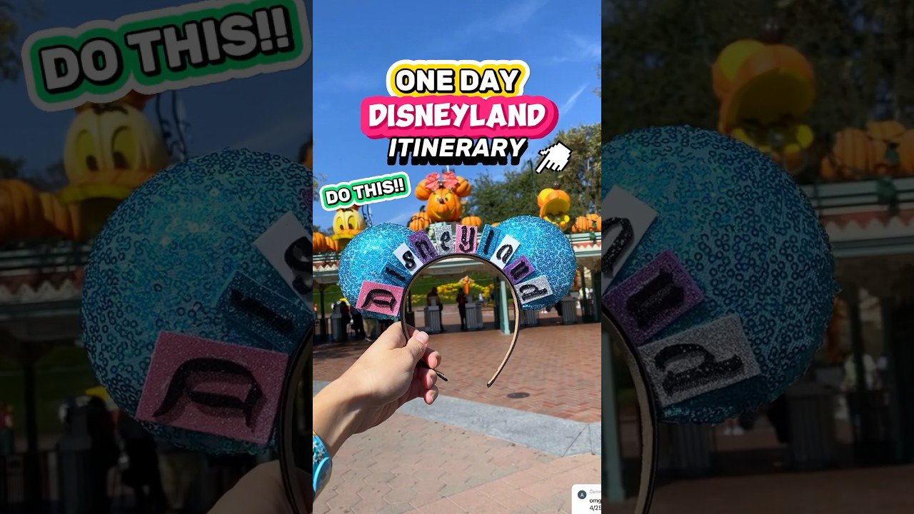 EASY One Day Disneyland Itinerary! 😮🏰 (Disney Vacation Planning Tips)