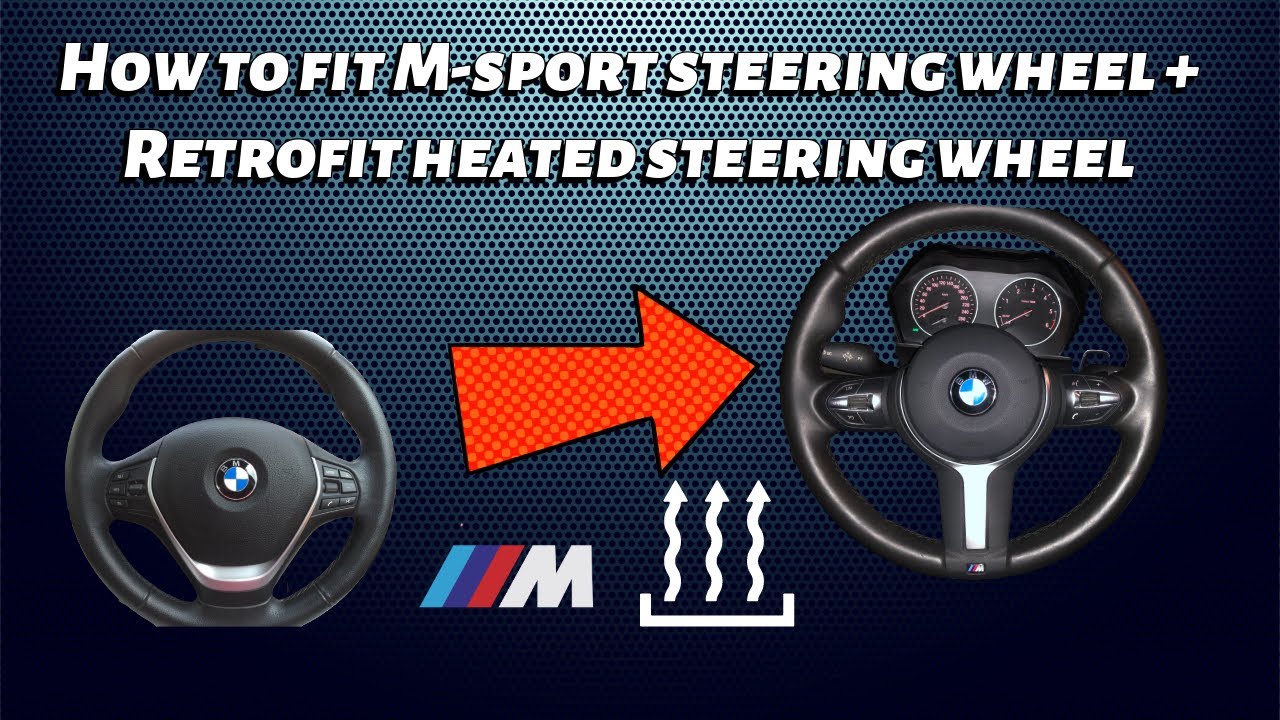 BMW F22/F30/F32 M-sport Steering Wheel Upgrade + Heated Retrofit | DIY Installation Tutorial!