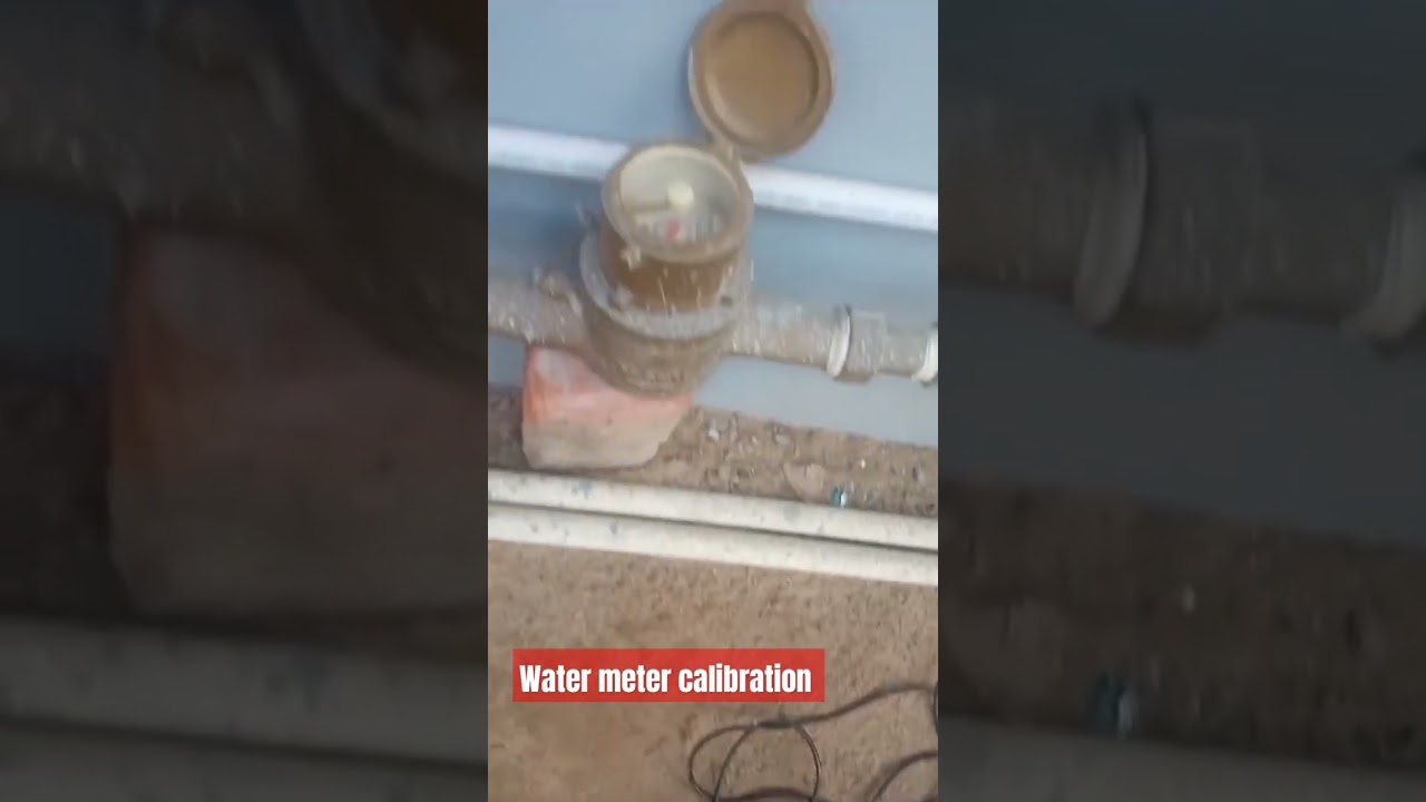 Water meter calibration work