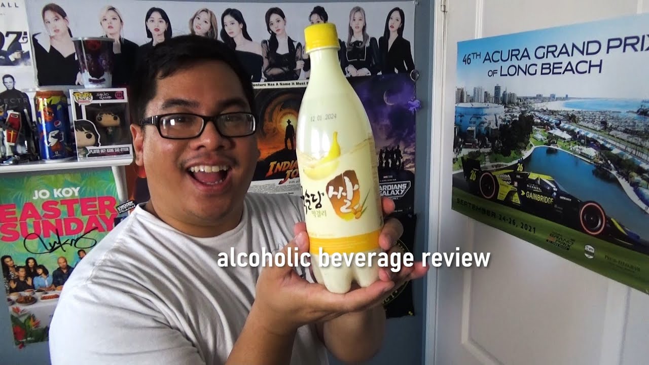 Kooksoondang Makgeolli Banana Alcoholic Beverage Review
