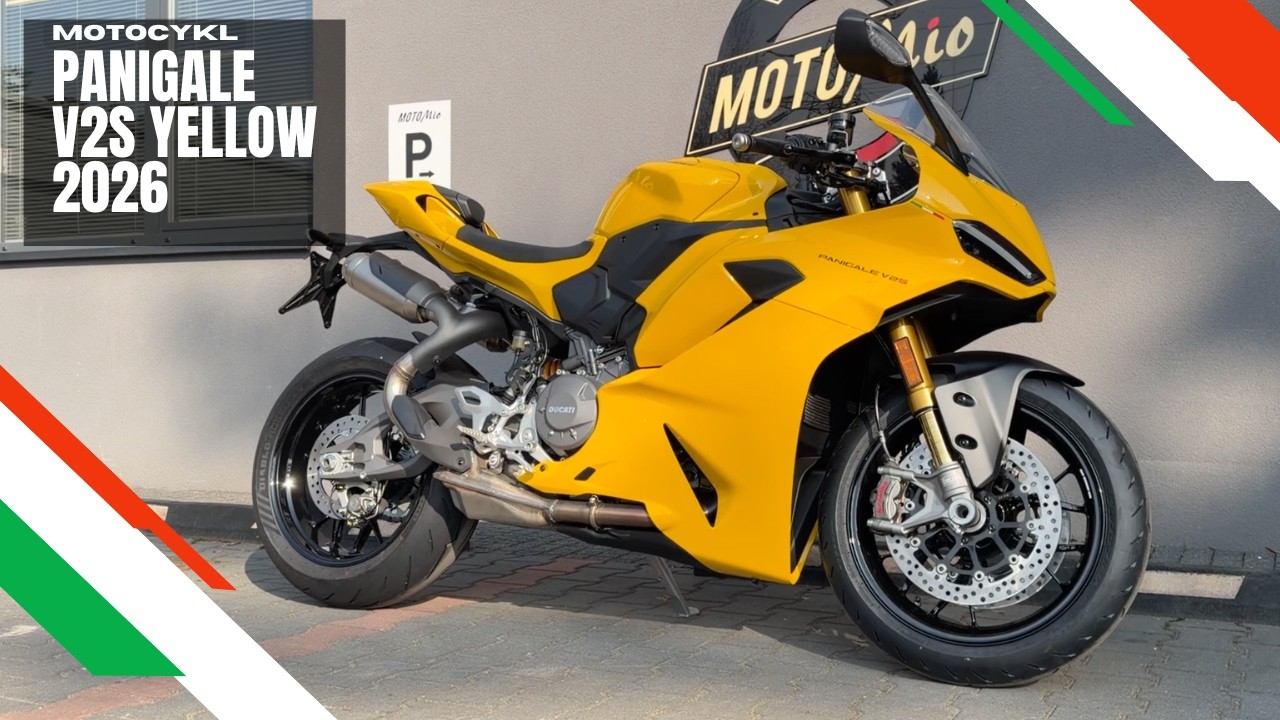 Najbardziej hipnotyzujący kolor Ducati? - Panigale V2S Yellow 2026