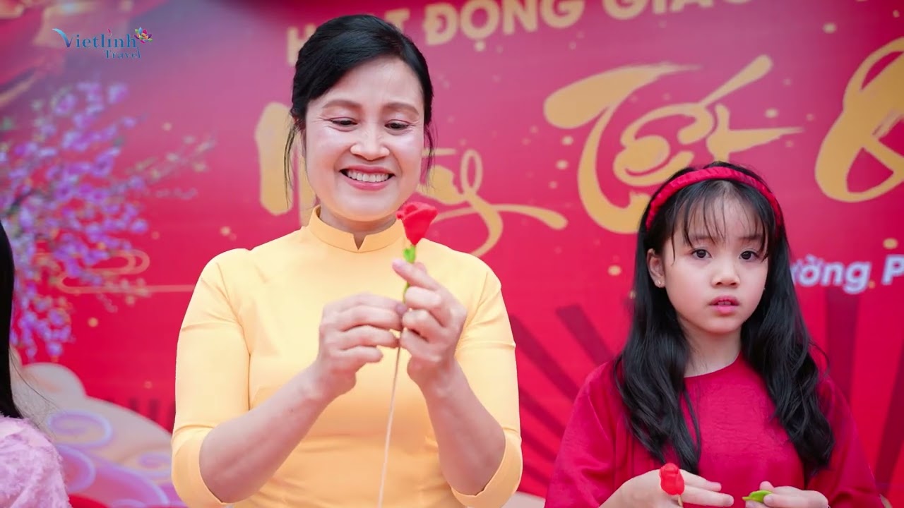 Trải nghiệm Tết : TRƯỜNG TIỂU HỌC HÙNG VƯƠNG - Việt Linh Travel