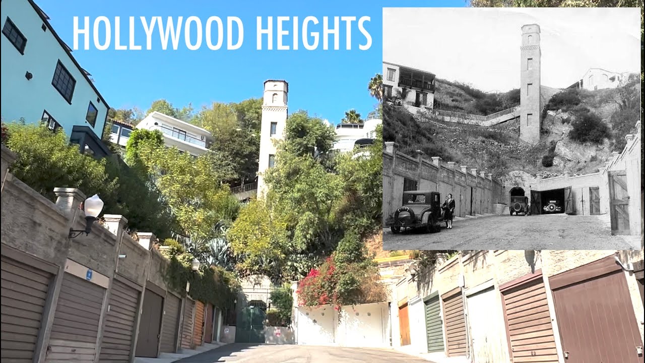 Story Location Tour- The High Tower Elevator in a completely carless area of HOLLYWOOD HEIGHTS