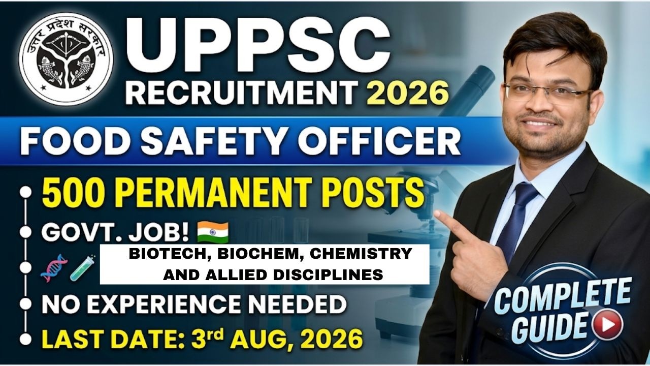UPPSC FSO 2026 | Complete Recruitment Guide | Eligibility & Exam Pattern