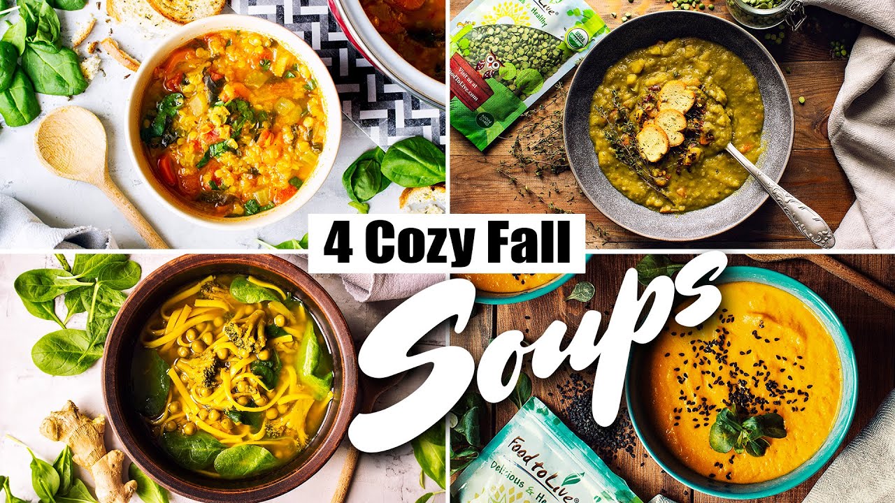 Autumn Comfort in a Bowl: 4 Cozy Fall Soup Recipes 🍲 🧡