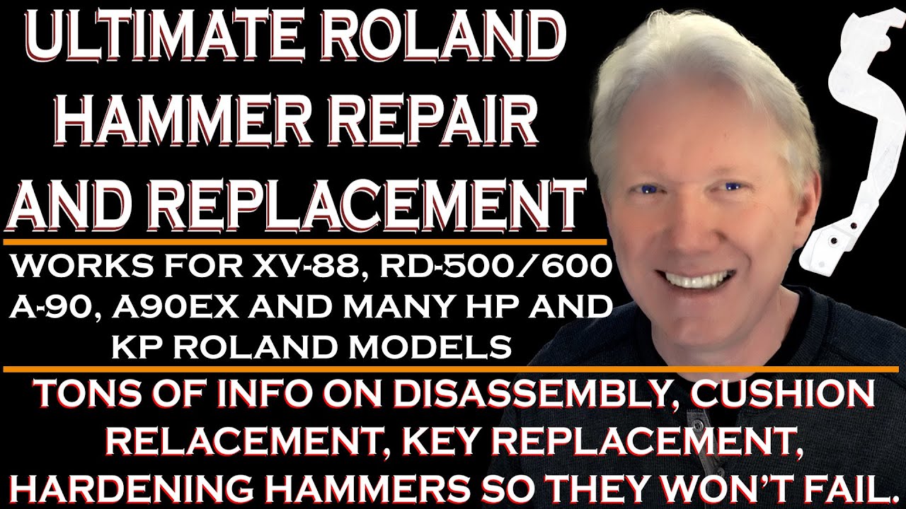ULTIMATE ROLAND HAMMER WEIGHT AND CUSHION REPAIR ON A BUDGET