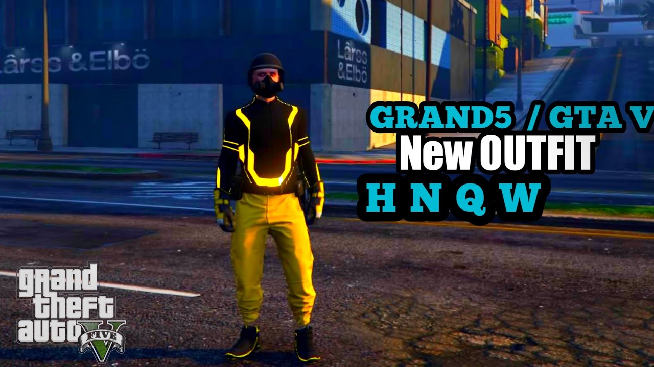 لبس مهـ*ـكر مع سروال الأصفر النادر لشخصية الولد قراند 5 GTA5 ONLINE OUTFIT G.L.ITC.H