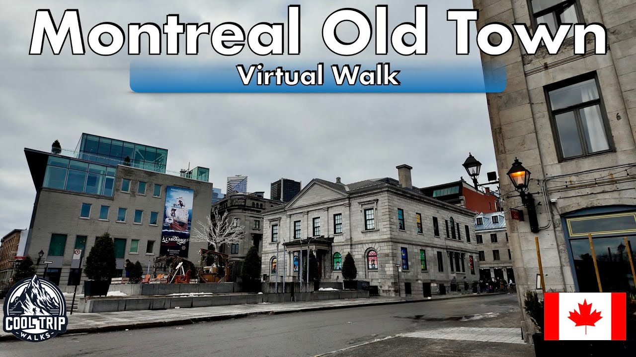🇨🇦 ❄️Montreal [4K] Walking Tour: Old Town to Old Port - Winter Walk ❄️
