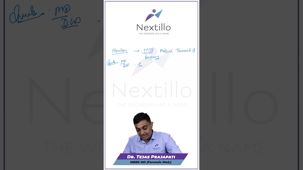 Medical Termination of Pregnancy | Dr. Tejas Prajapati | MBBS MD (Forensic Medicine) | 