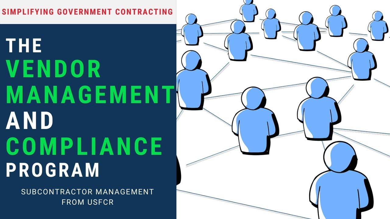 The Vendor Management and Compliance Program from USFCR