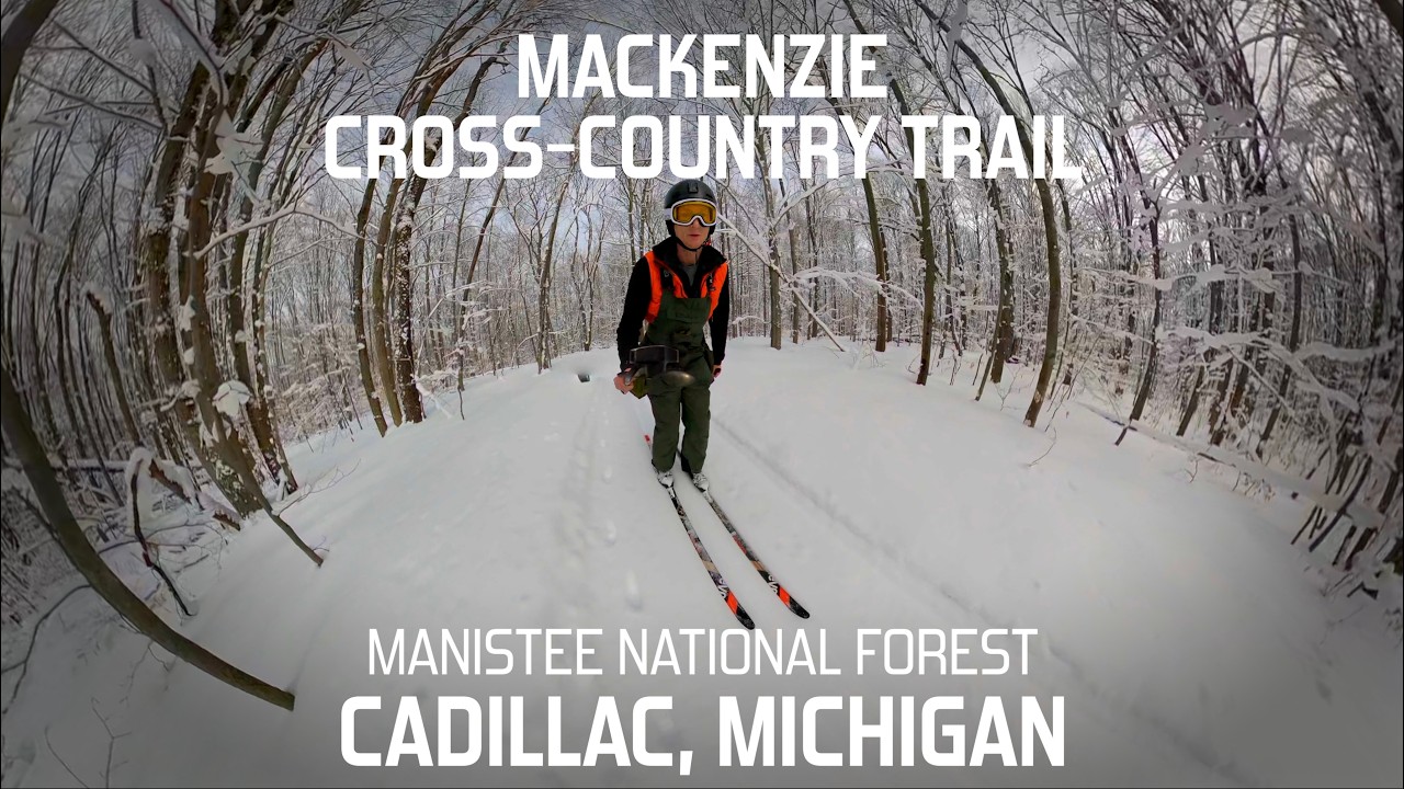 Mackenzie Cross-CountryTrail Manistee  National Forest @caberfaepeaks186  Cadillac #skimichigan