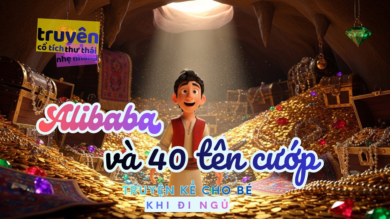 Alibaba và 40 tên cướp| Sách nói NHẸ NHÀNG, ÊM ÁI | TRUYỆN THAI GIÁO | Cổ tích cho bé ngủ ngon