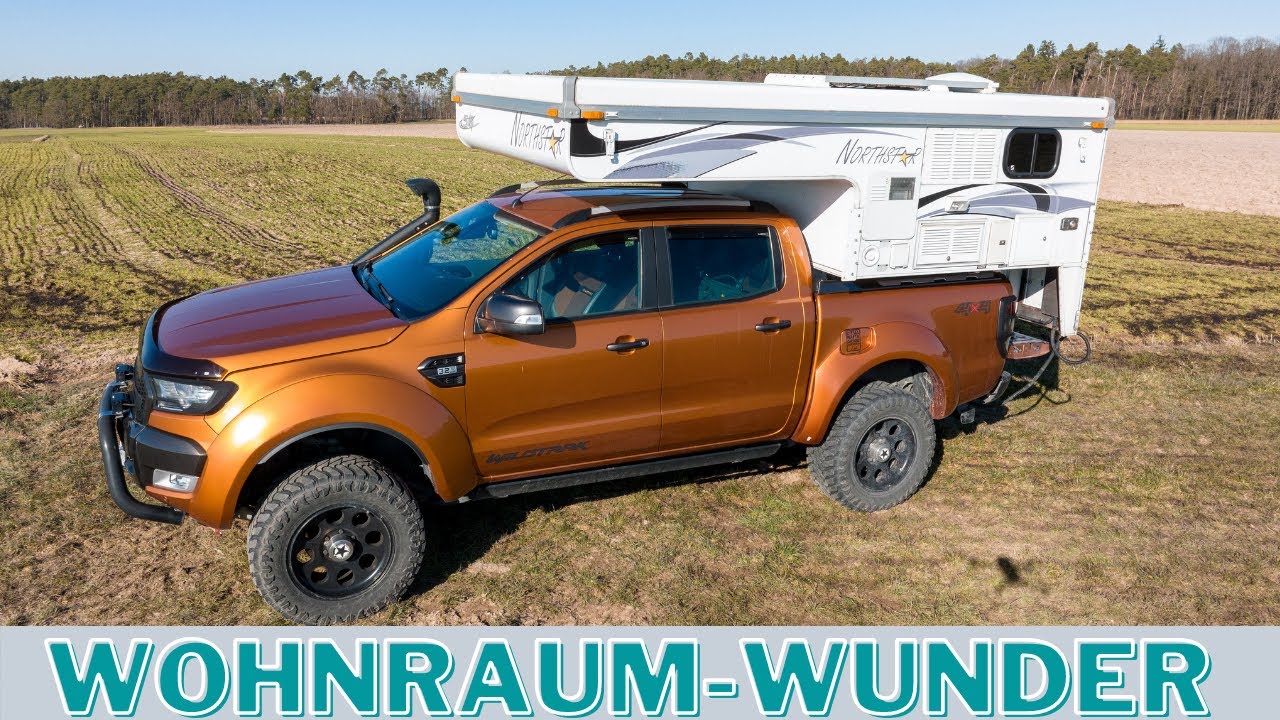 Pickup-Wohnkabine Northstar 600ss auf Ford Ranger Wildtrak | 4x4 Wohnmobil