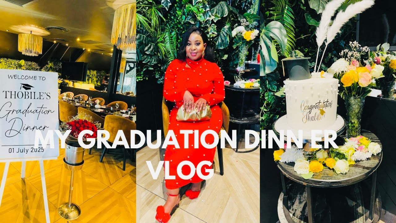 MY GRADUATION DINNER VLOG/DINNER PREPARATION/FAMILY AND FRIENDS UNFORGETTABLE MEMORIES 