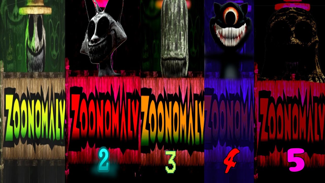 Trailers comparison: Zoonomaly Chapter 1 Vs Chapter 2 Vs Chapter 3 Vs Chapter 4 Vs Chapter 5