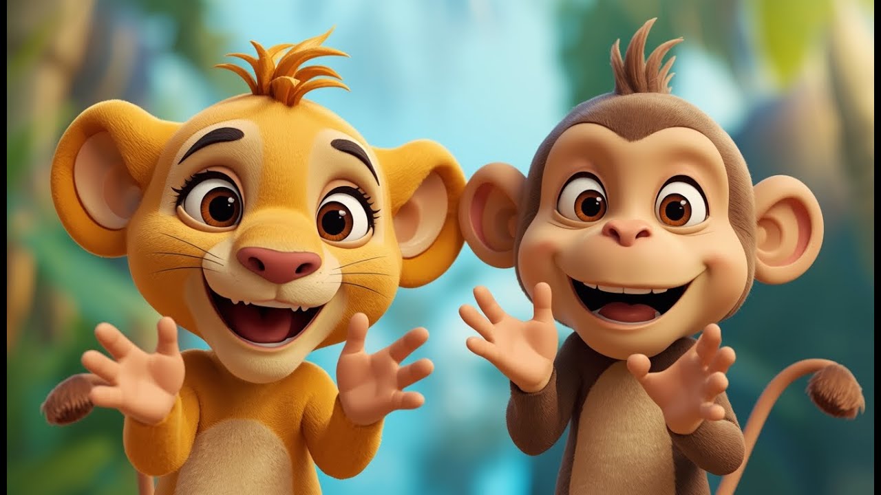 Happy Animal Dance 🐘🐒 Kids Action Song