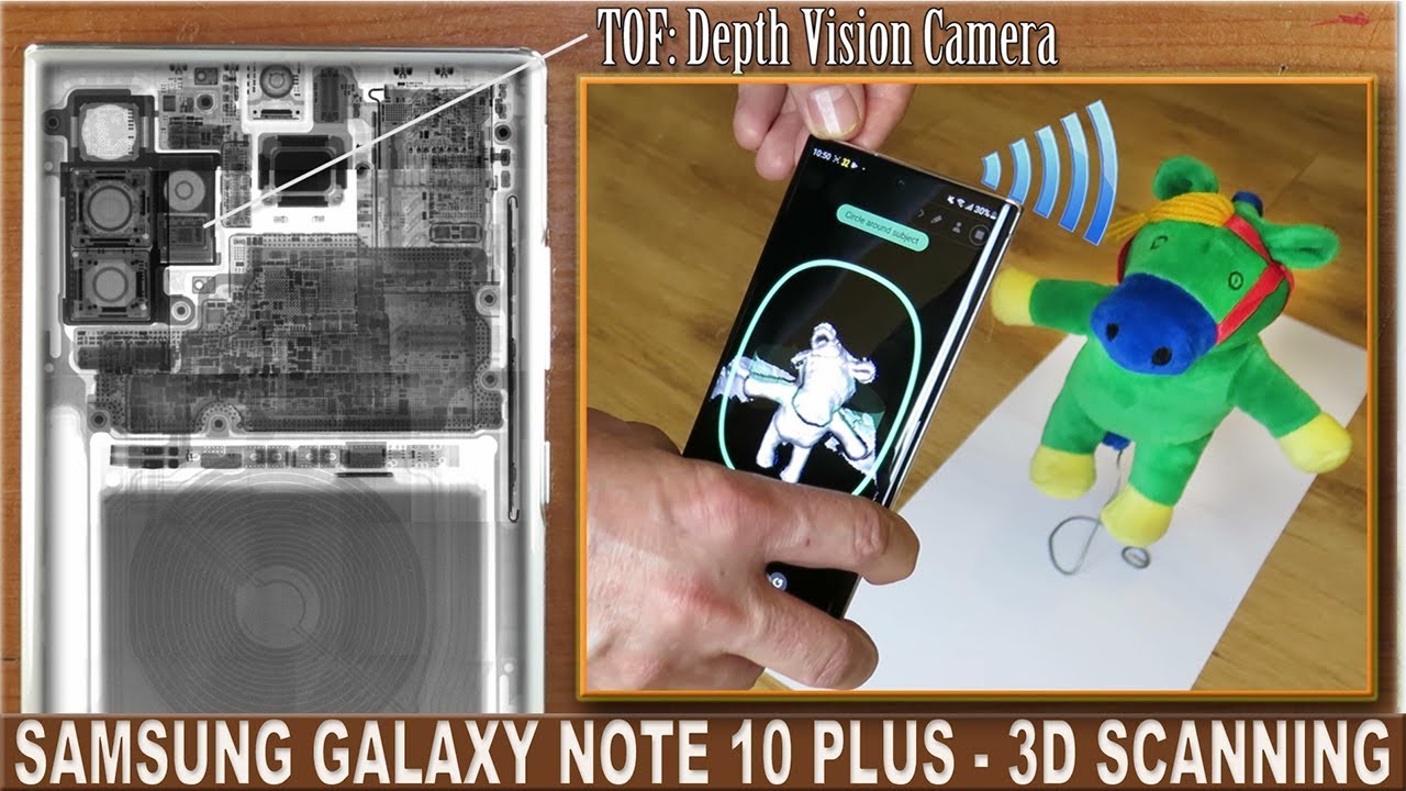 Samsung Galaxy Note 10 Plus  3D Object Scanning with TOF Camera