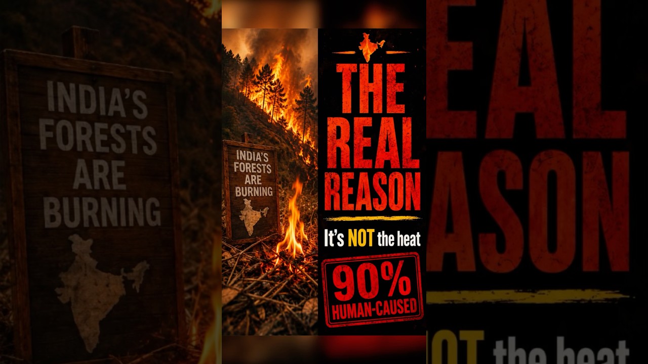 India&rsquo;s forest fires 2026: Human error or climate change? The truth