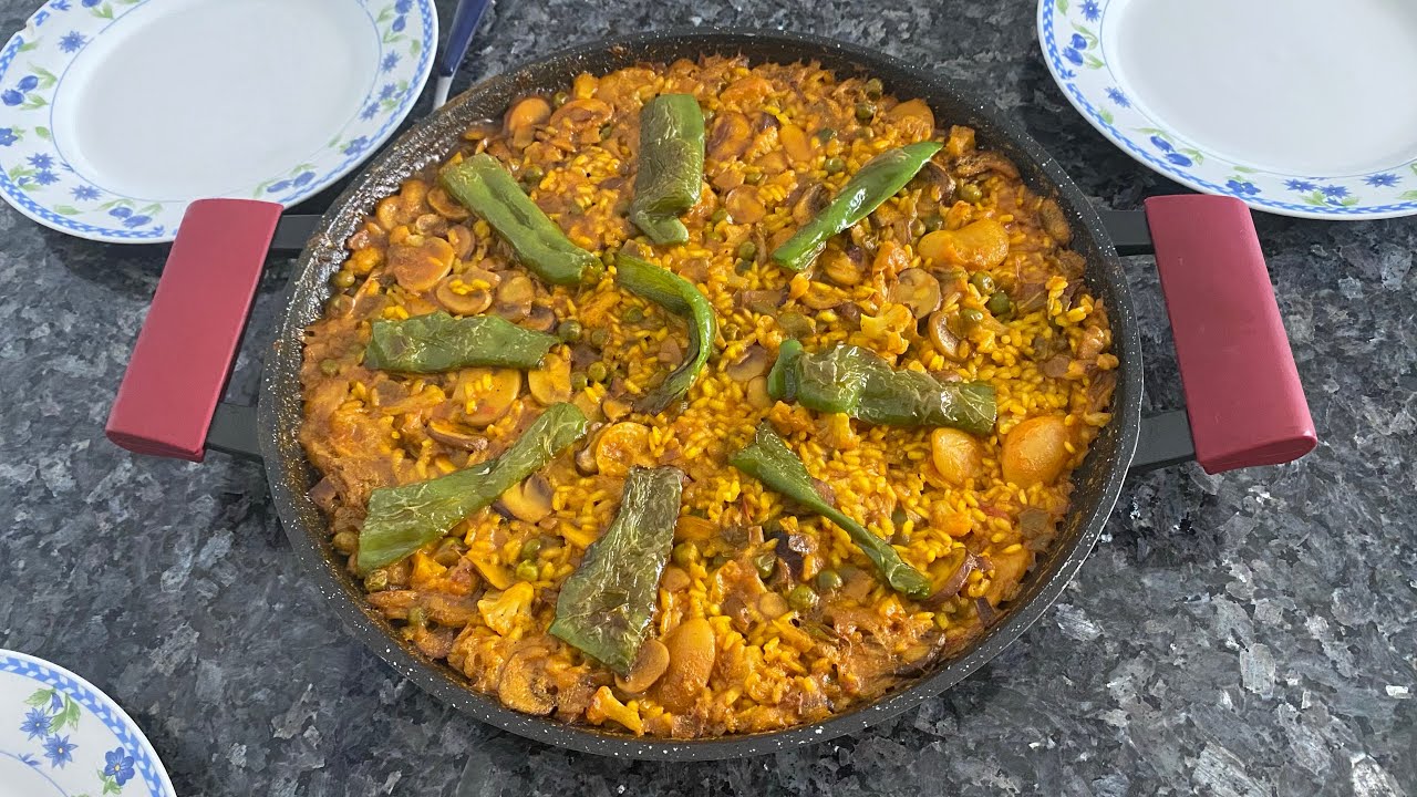 Receta Paella Vegana