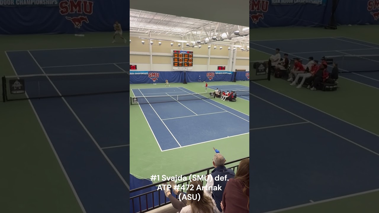 ITA #1 Trevor Svajda (SMU) def ATP #472 Bor Artnak (Arizona State)