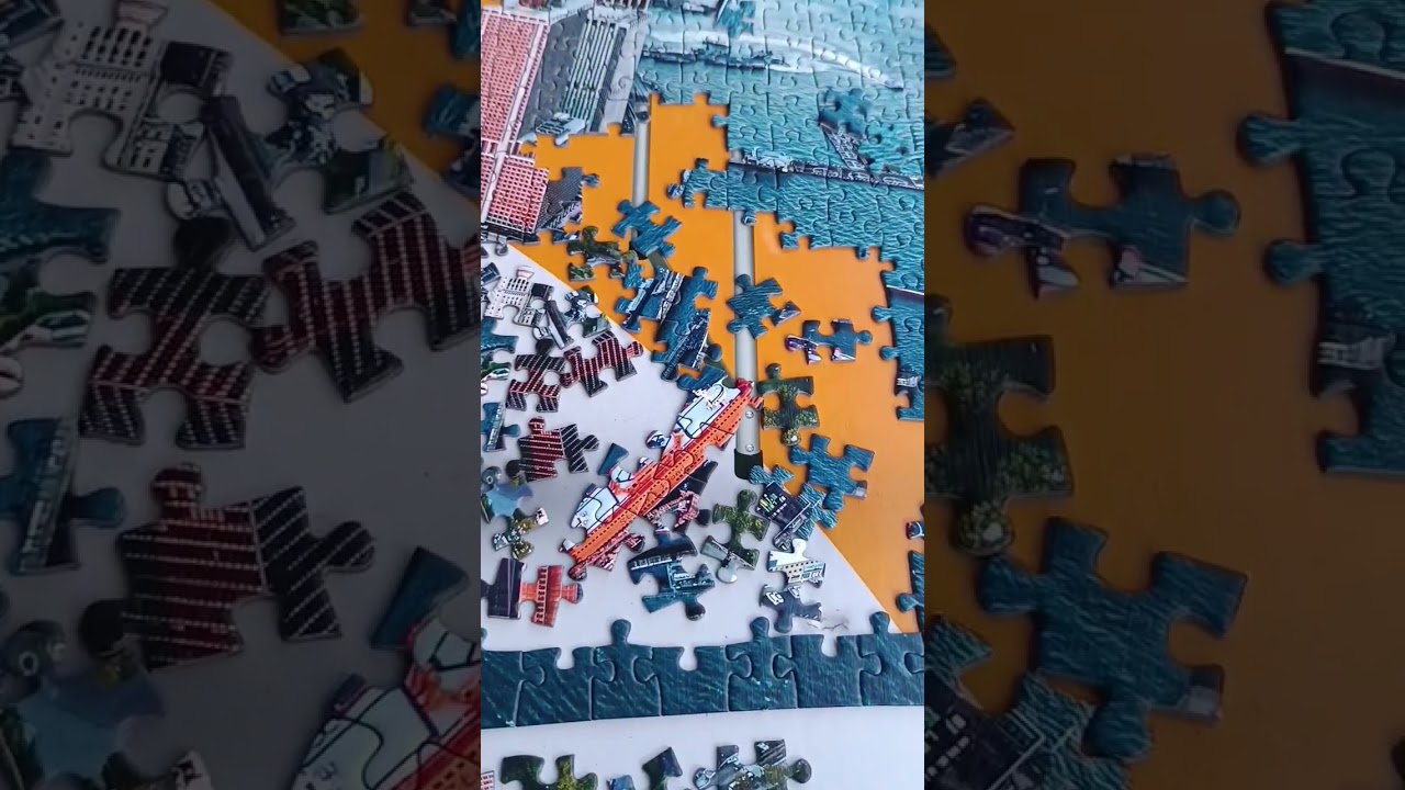 Собираем пазл &ndash; Часть 3🧩 Всё ближе к финалу! Puzzle Challenge🤪#puzzle #puzzlechallenge #familyvlog