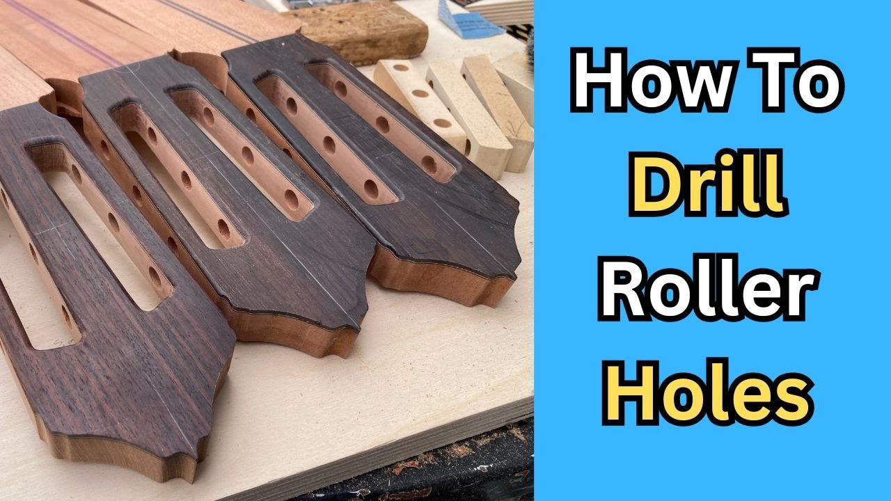 How To Drill Flawless Roller Holes For Classical Guitar | David Schramm Pro Luthier