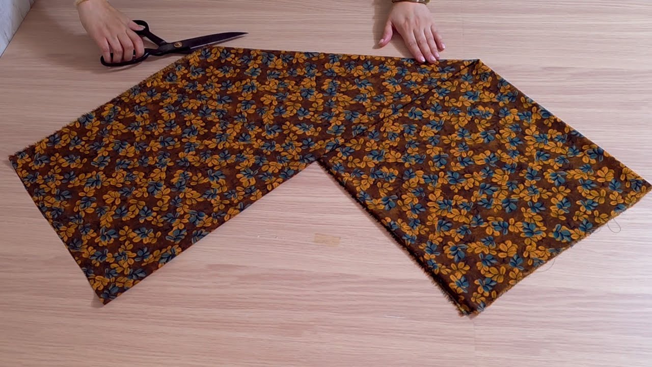 ✅ WOW 😱 Only ONE cut and the dress is ready! This sewing method will blow up the internet! 🔥