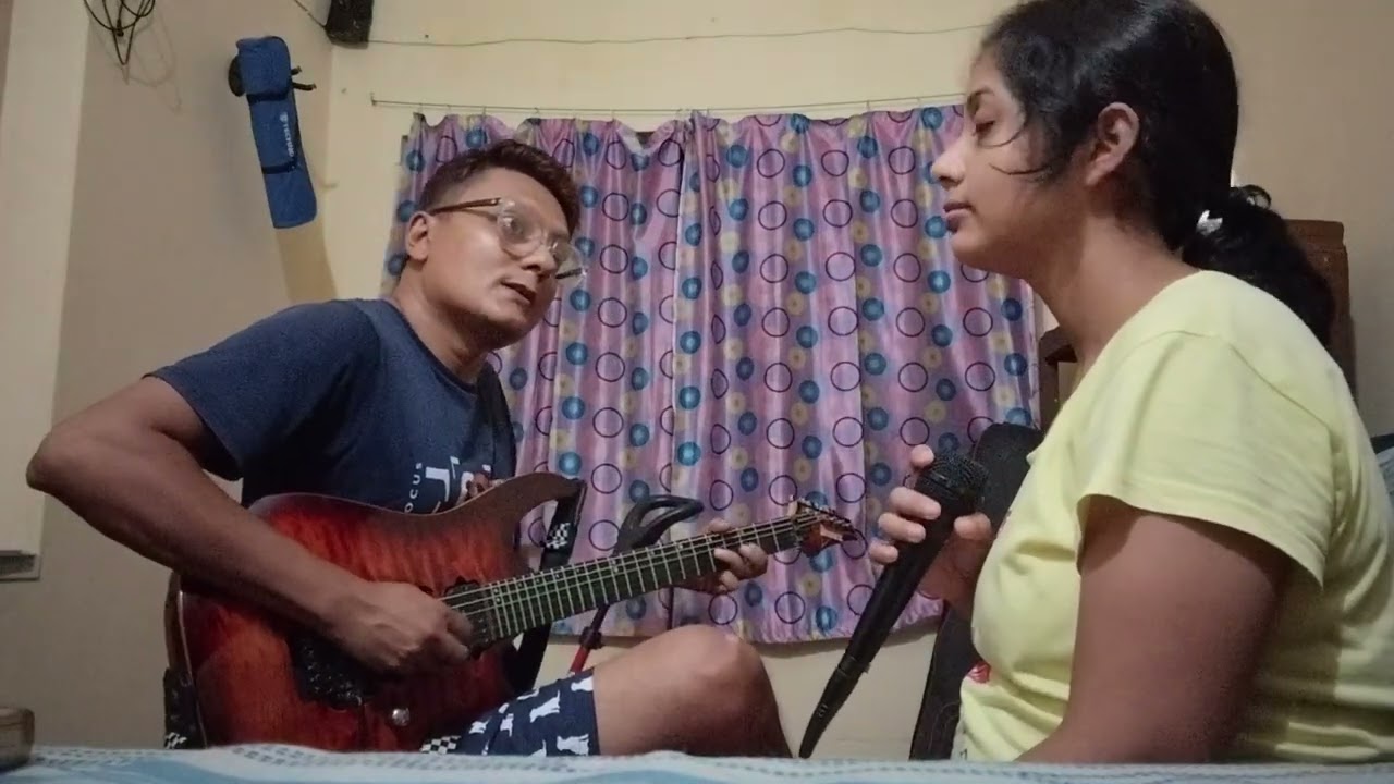 MERE DHOLNA (SARGAM SECTION JAMMING WITH GUITAR)