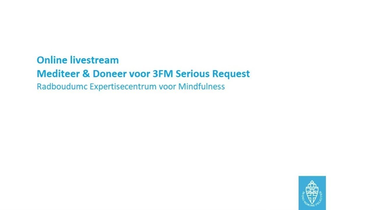 Livestream Mediteer & Doneer | Donderdag 19 december | Bodyscan | Nicole Schoonbrood